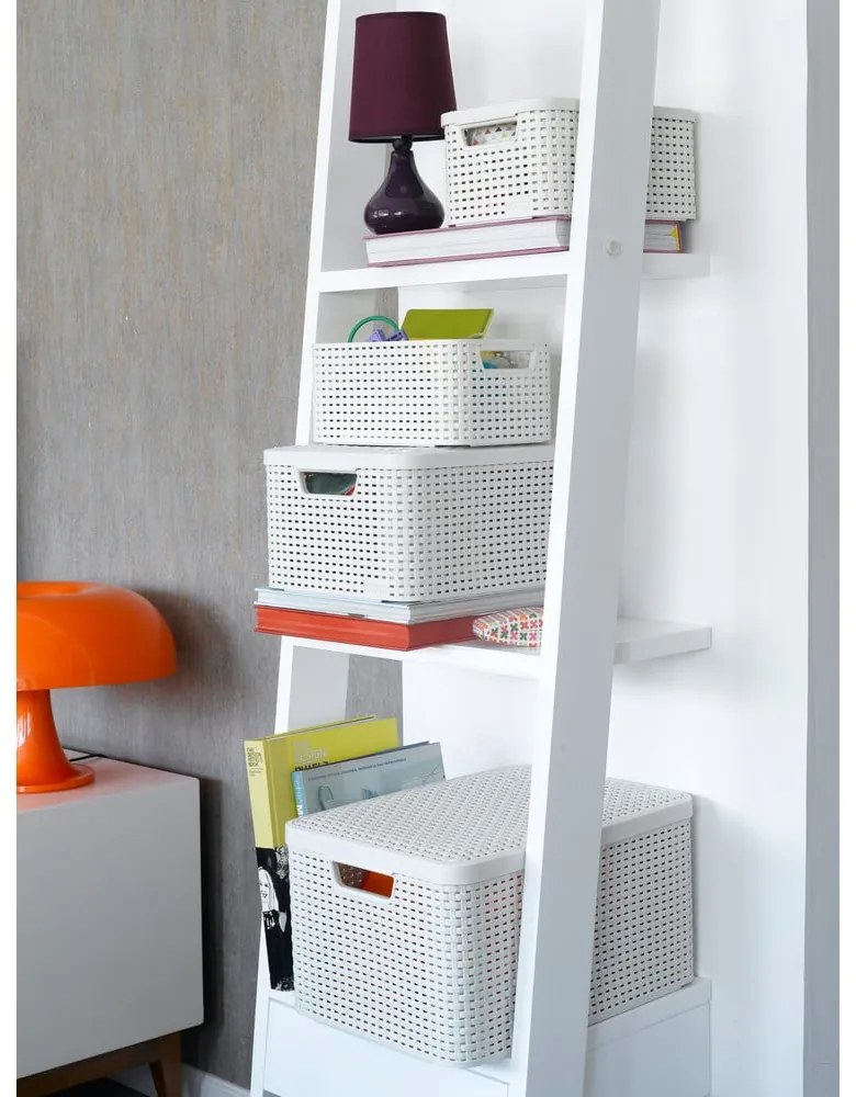 Сива пластмасова кутия за съхранение с капак 33x44,5x25 cm Style – Curver