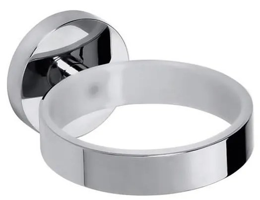 Държач за сешоар OMEGA 8x5,5 cm, сребрист