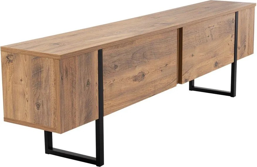 Маса за телевизор от декор от бор в естествен цвят 180x50x29,5 cm Serenity – Kalune Design