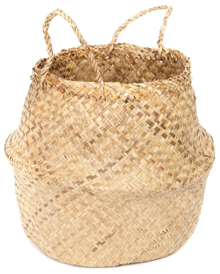 Кошница за съхранение от светла морска трева , ⌀ 36 cm - Compactor