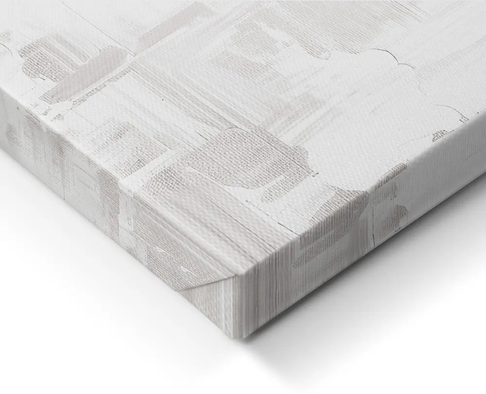 Картина с ръчно изрисувани елементи 70x100 cm Cityscape – Styler