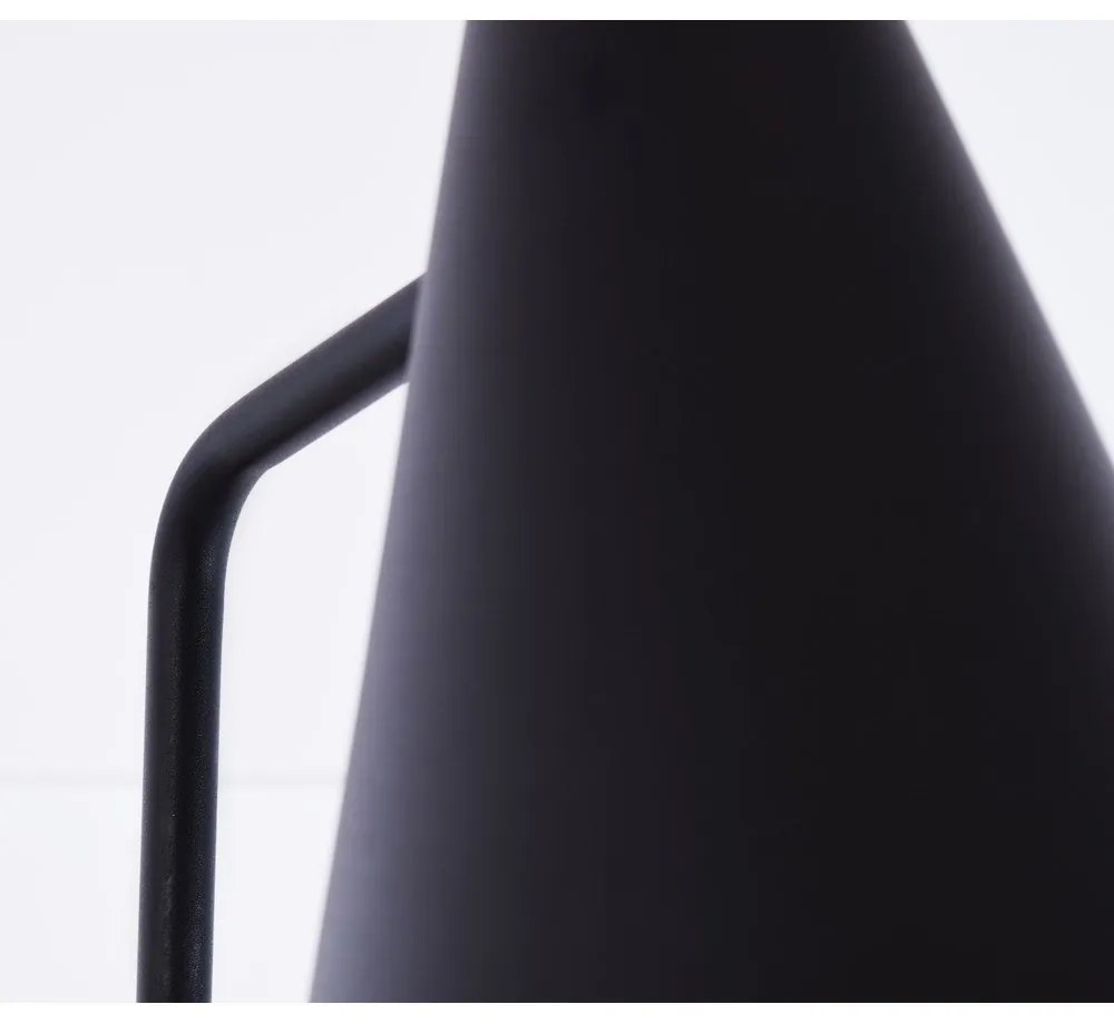 Черна настолна лампа , височина 45 cm Lisboa - SULION