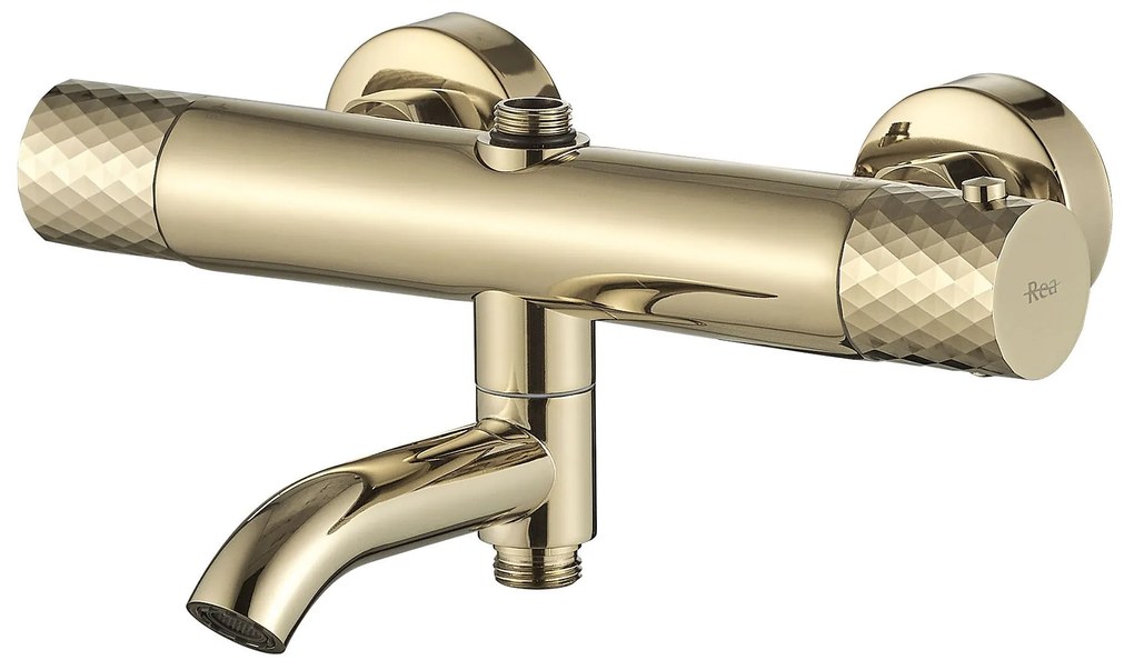 Душ система с Термостат Rea Lungo Diamond Gold