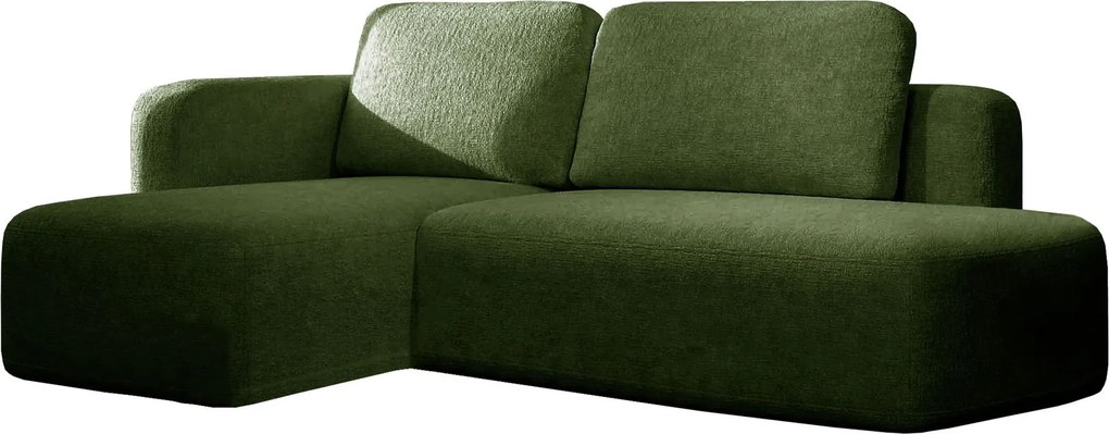 Ъглов диван Cozy-Зелено-Ляв