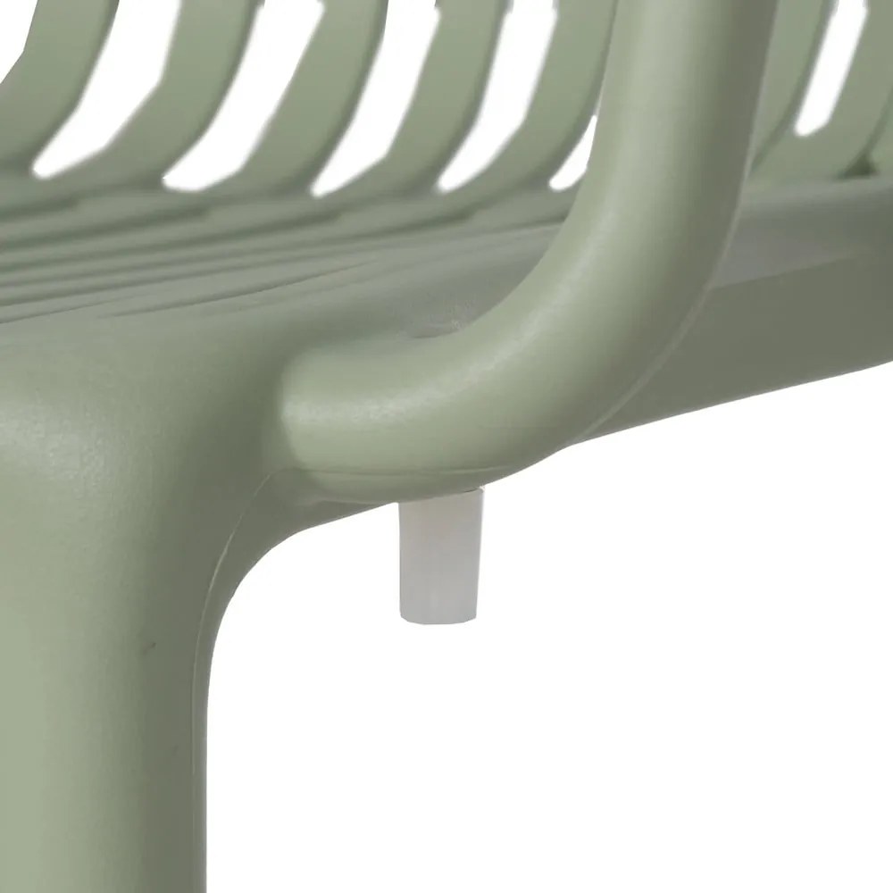 Зелен пластмасов трапезен стол Alia – Ixia