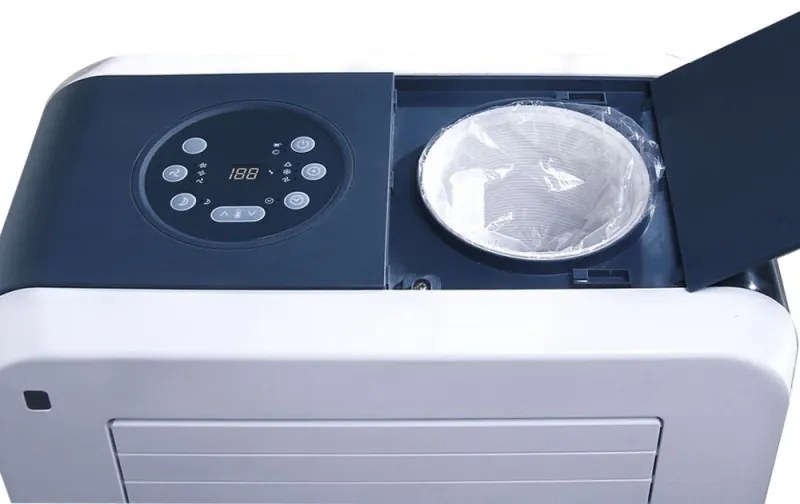 Мобилен климатик Ayco MAK35CH, 12 000 BTU, 4 режима, Таймер, Дистанционно, I Sleep, Бял