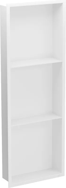 Mexen X-Wall-R ниша с корниз и рафт 90 x 30 см, бяла - 1920903010S