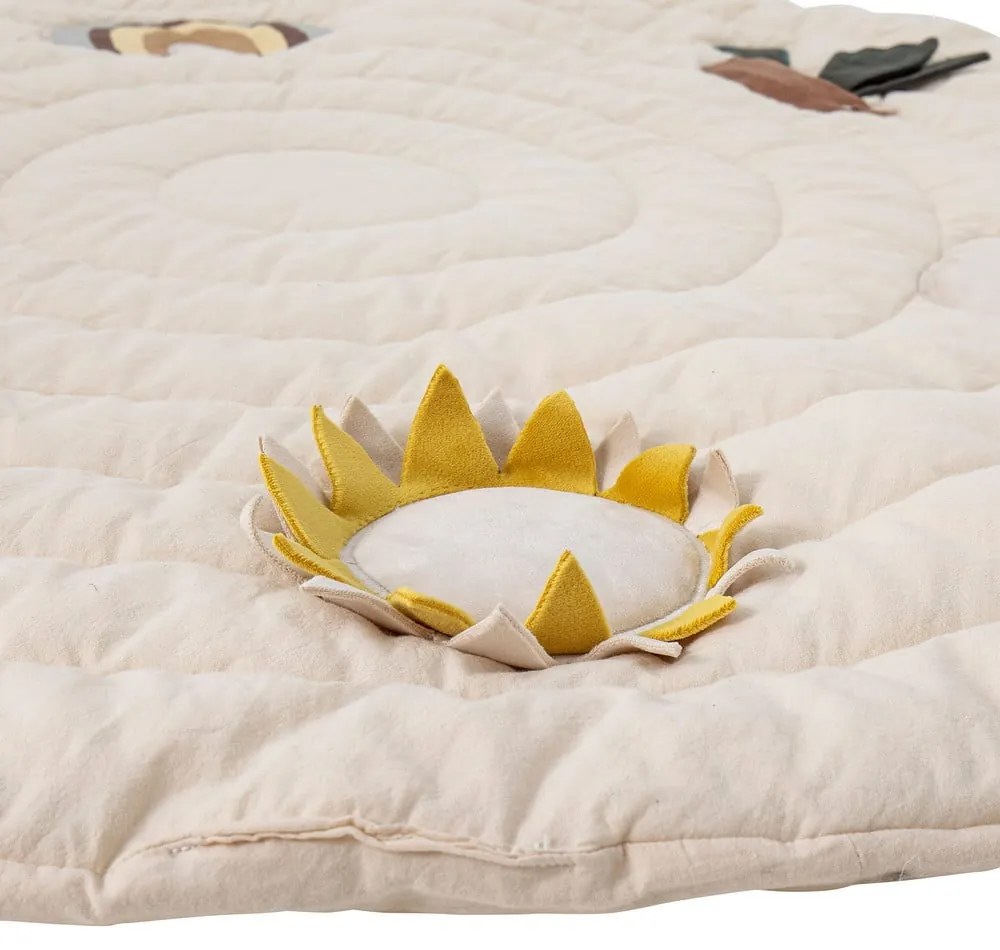 Бяла детска постелка за игра Agnes - Bloomingville Mini