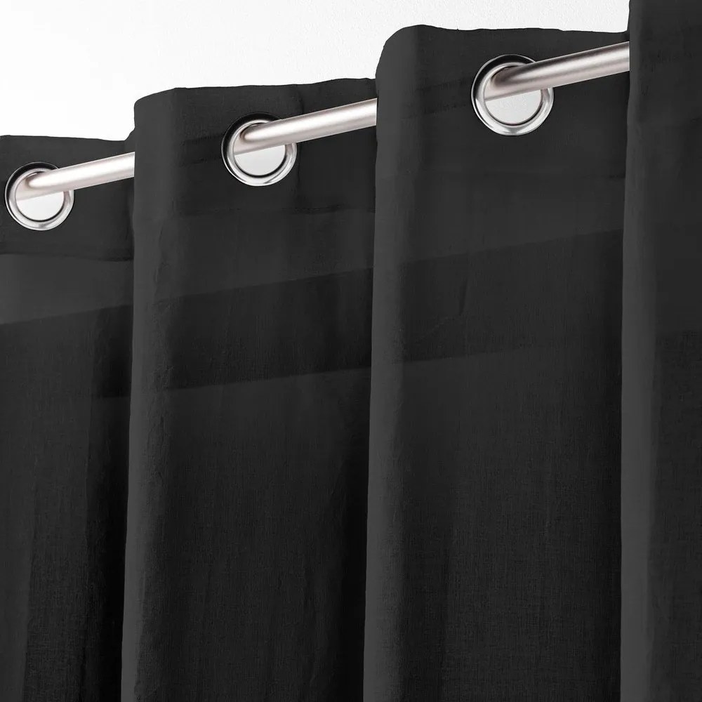 Черна завеса 140x280 cm Telma – douceur d'intérieur