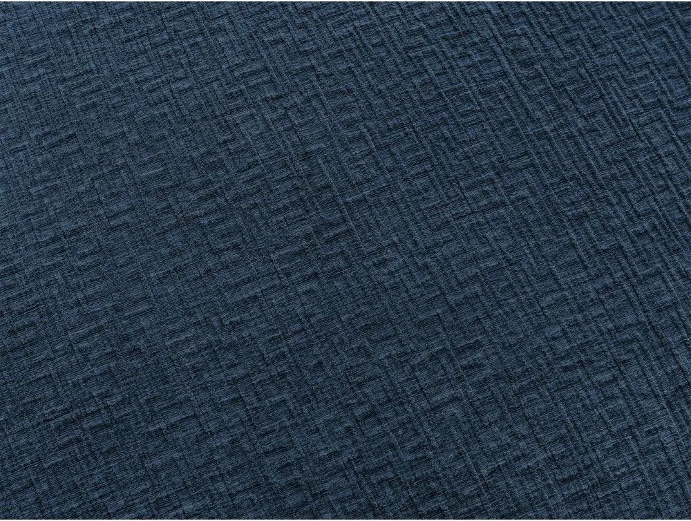 Тъмносин шенилов диван за ежедневно спане/сгъваем 220 cm Hugo – Bobochic Paris