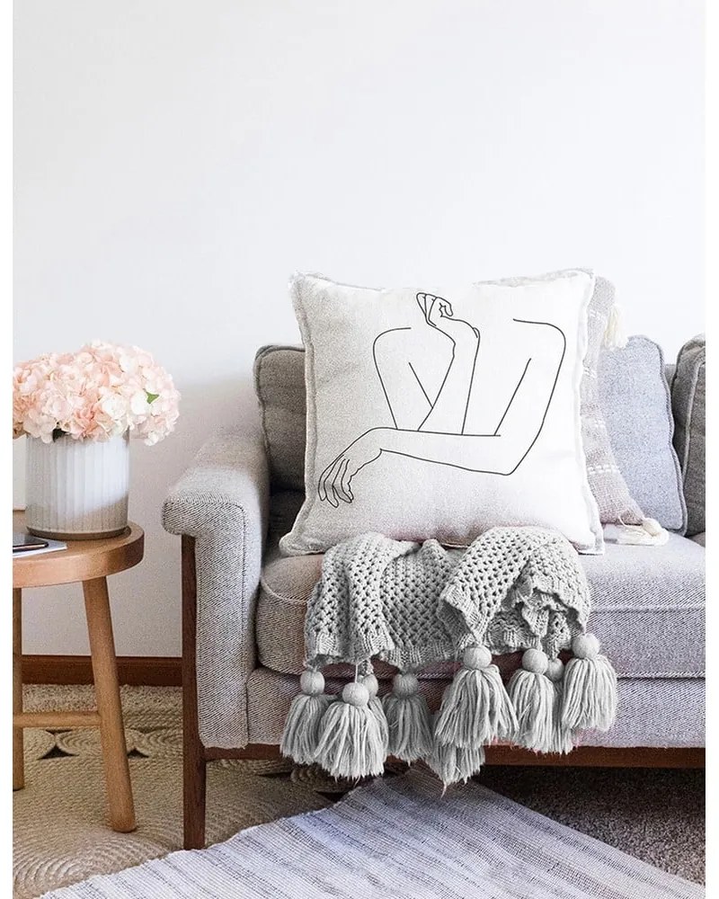 Калъфка за възглавница с памучна смес Pose, 55 x 55 cm - Minimalist Cushion Covers