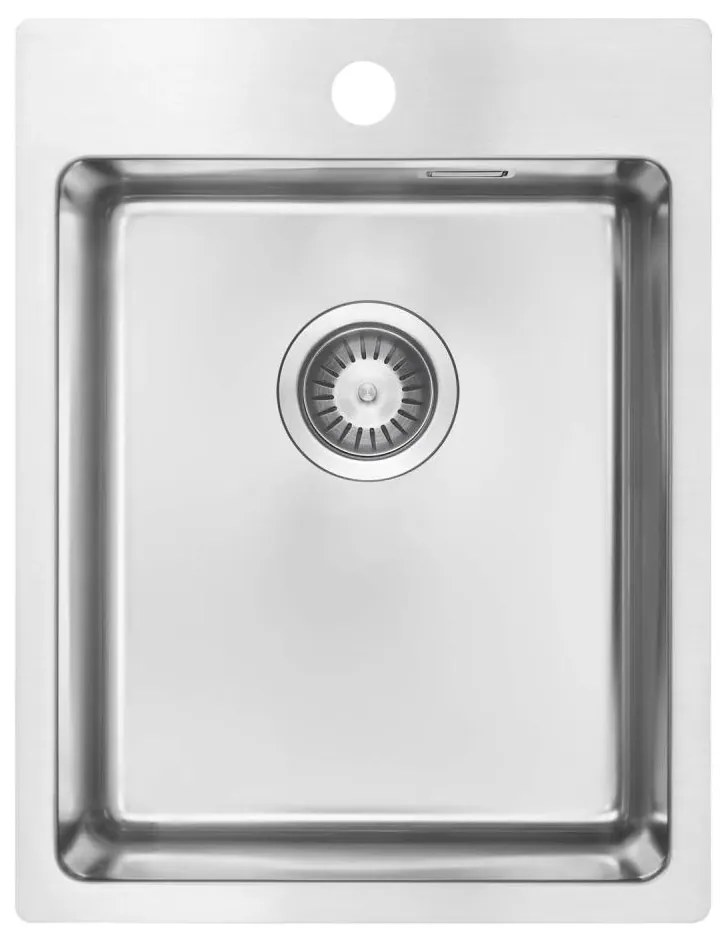 Deante ZPO_010E - Кухненска мивка OLFATO 50,5x39 см матов стомана