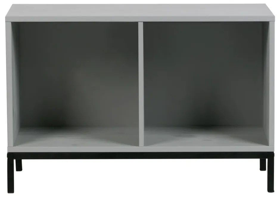 Сив модулен шкаф за книги от борова дървесина 81x41 cm Vt - vtwonen