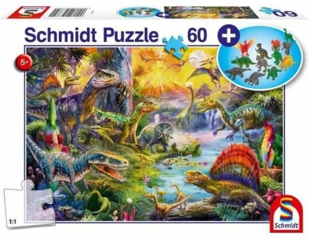 Пъзел Schmidt Spiele Dinosaurs Фигурки 60 Части