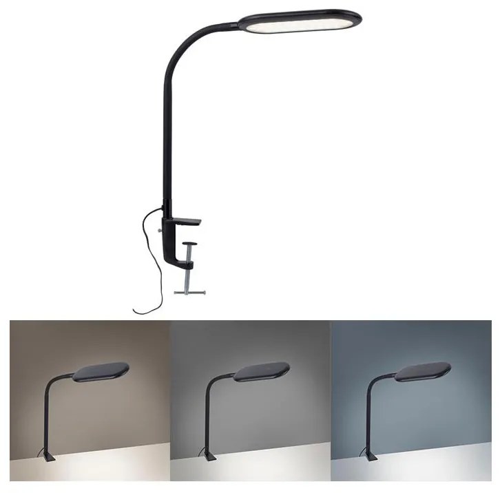 Leuchten Direkt 14404-18-LED Димируема настолна лампа с щипка KELLY LED/7W/230V