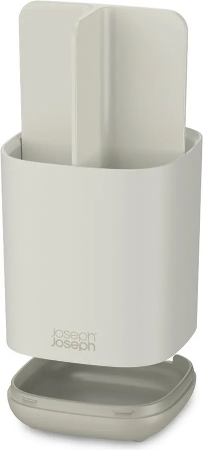 Бежова пластмасова стойка за четки за зъби EasyStore – Joseph Joseph