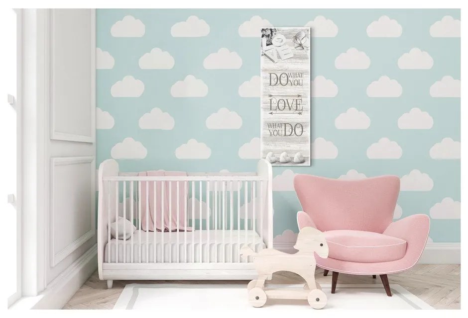 Картина върху платно Do What, 27 x 75 cm Shabby - Styler