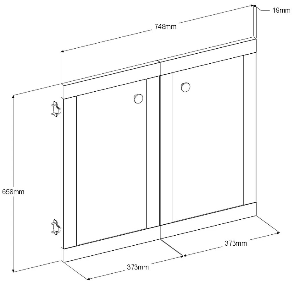 Комплект вратички за библиотеката Soria