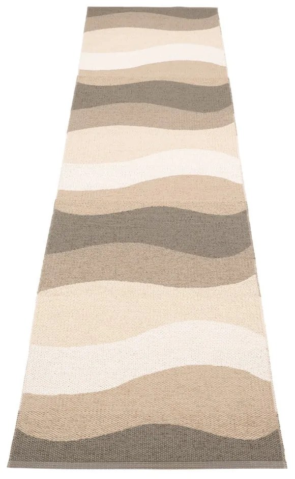 Кафява и бежова пътека за открито и закрито 70x300 cm Urvi Earth – Pappelina