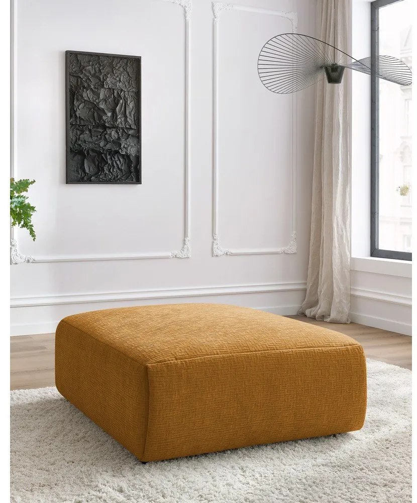 Табуретка в цвят горчица Jeanne - Bobochic Paris