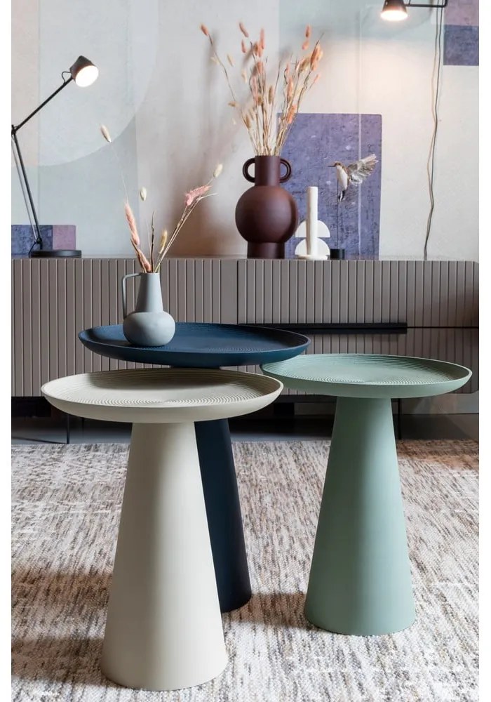 Метална кръгла странична масичка ø 34,5 cm Ringar – White Label