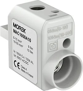 MOREK Изолиран конектор към устройство SR50L 1xAl/Cu 6-50mm², ляв, 690V  - MAC1055A10