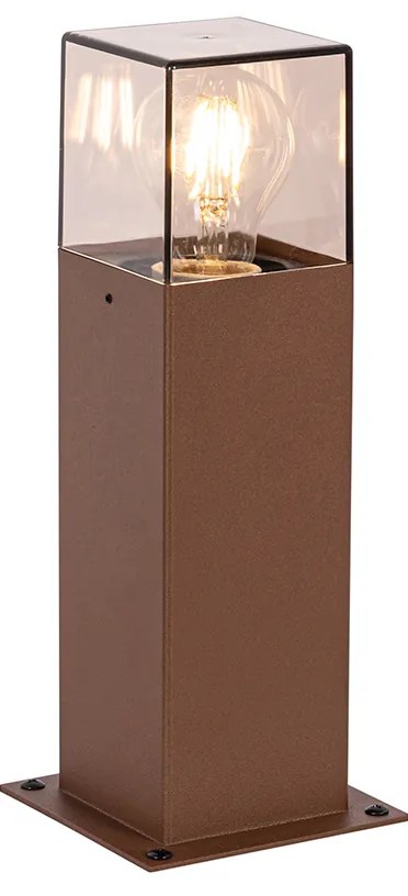 Интелигентна подова лампа за външно осветление ръждиво кафява 30 см с WiFi P45 - Denmark