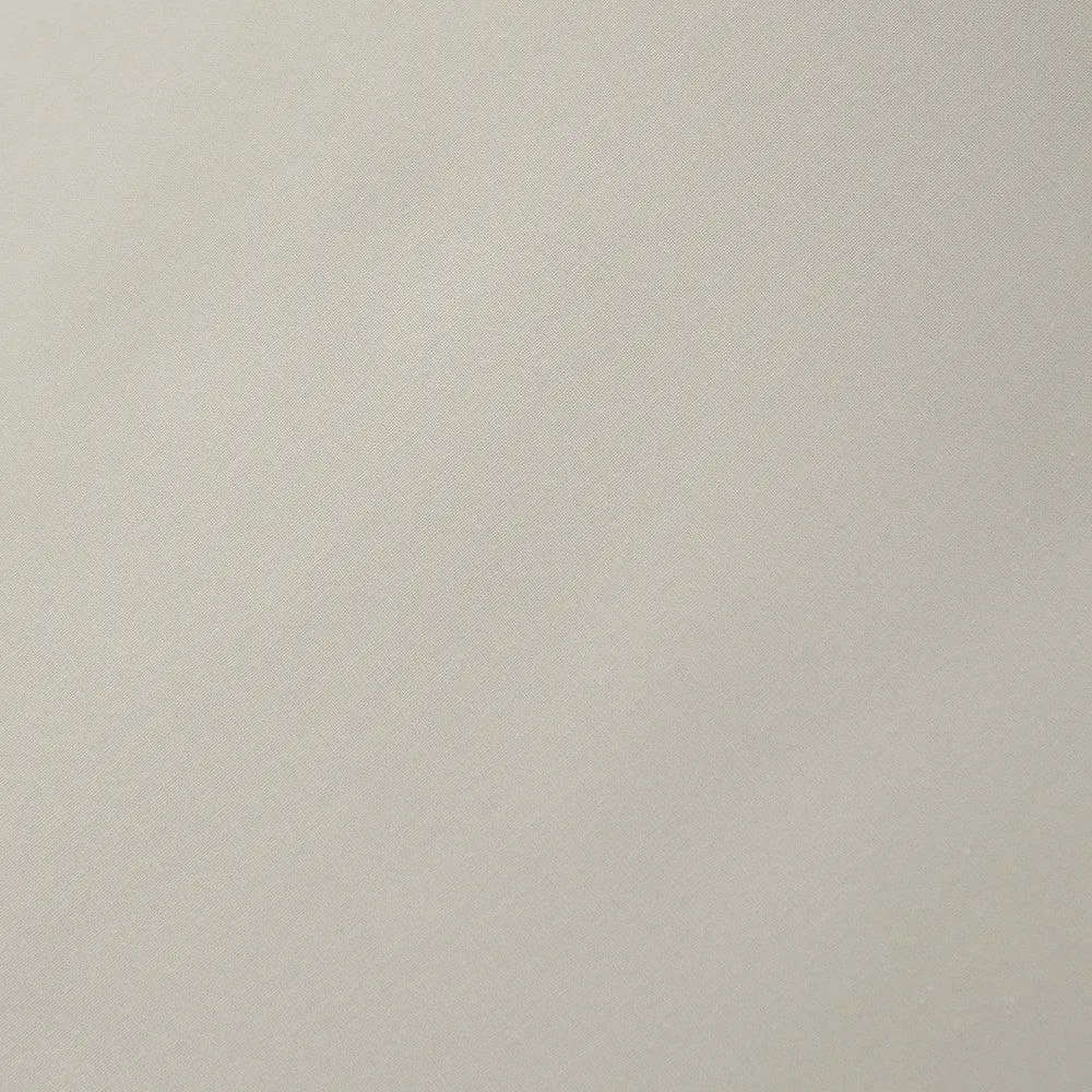 Бежов еластичен чаршаф от памук перкал 135x190 cm Cotton Percale – Bianca