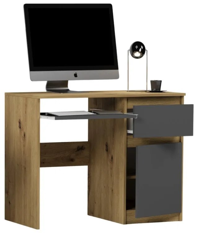 Модерно бюро за писане, офис бюро MODERN N-33 - различни цветови варианти artisan