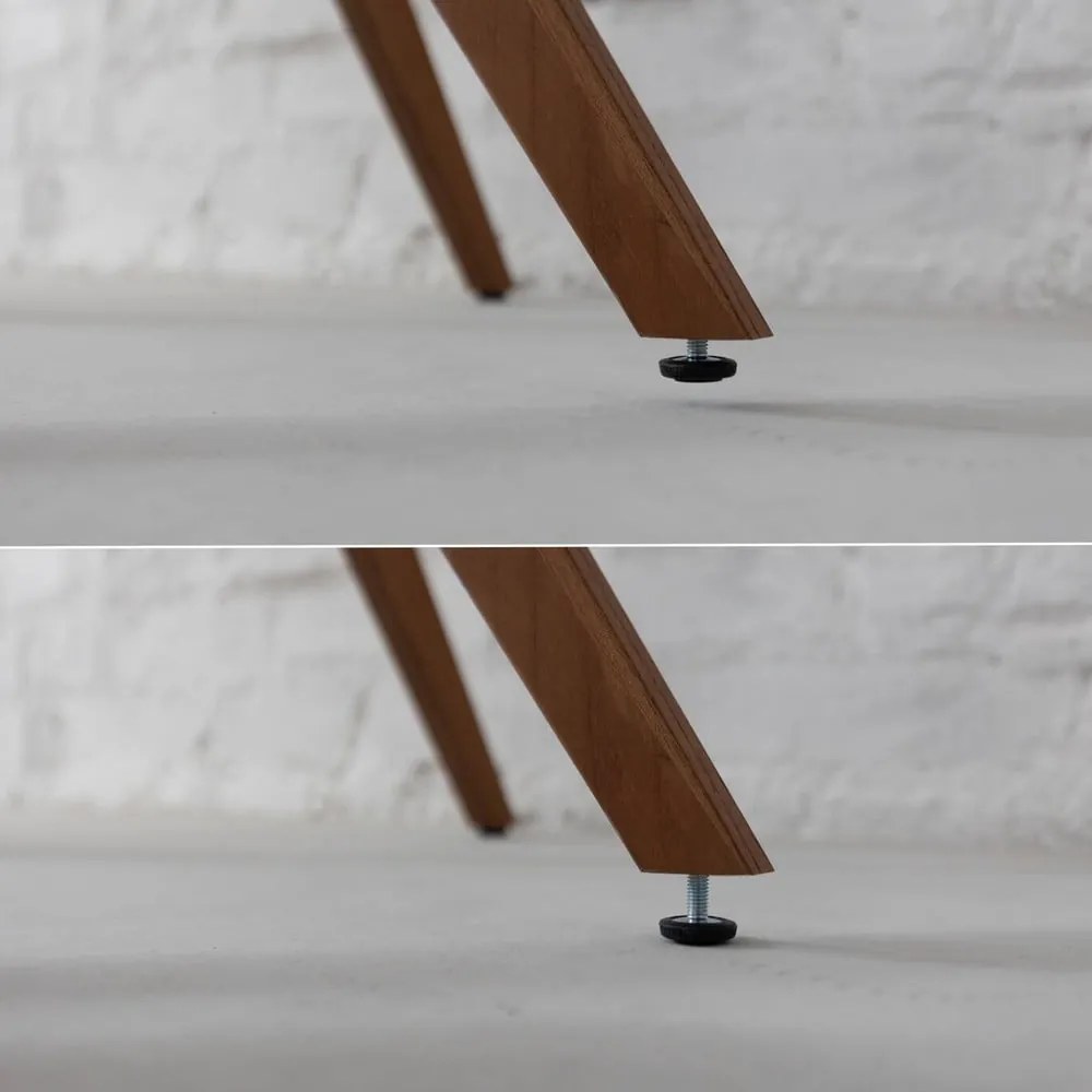 Кръгла трапезна маса с ясенов плот ø 90 cm Jubi – Ragaba