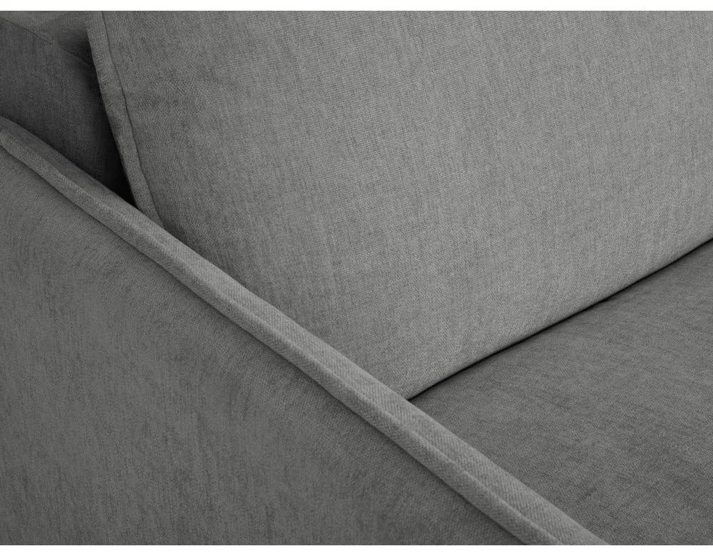 Сив разтегателен диван 166 cm Dalida - Micadoni Home