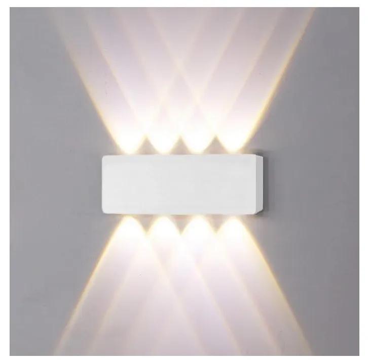 Top Light - LED Екстериорен аплик LED/8W/230V IP44 4000K бял