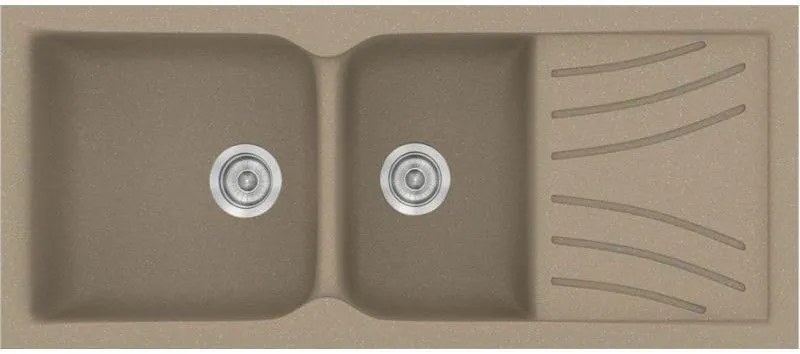 Мивка Sanitec 323-Granite Taupe