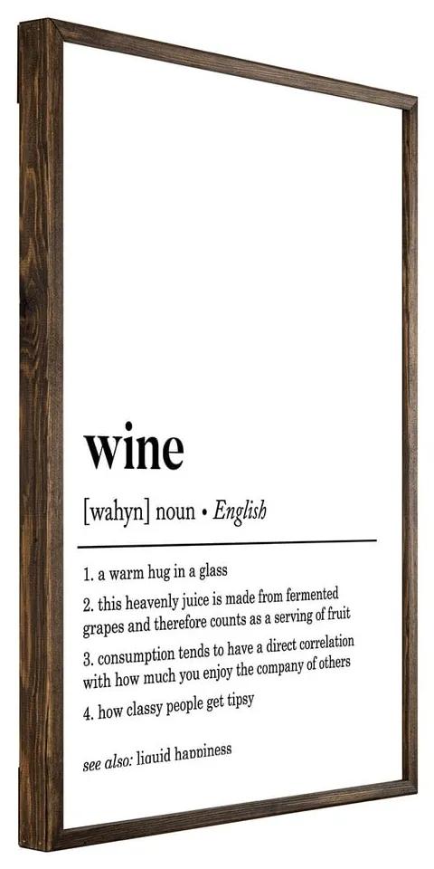 Плакат 50x70 cm Wine - Wallity