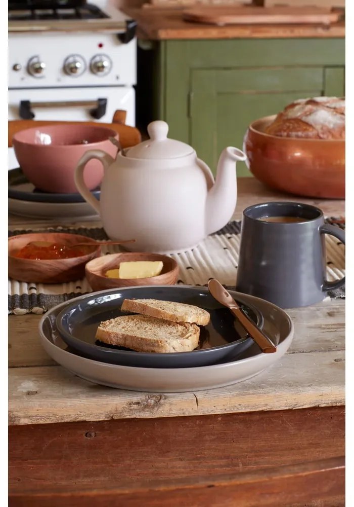 Тъмно сива керамична чиния, ø 20 cm Serenity - Mikasa