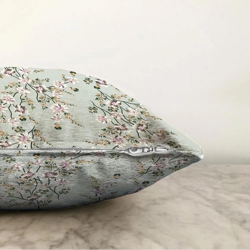 Зелена калъфка за възглавница със смес от памук Bloom, 55 x 55 cm - Minimalist Cushion Covers
