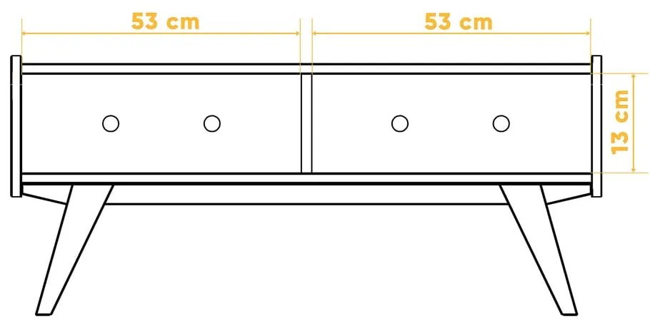 Дъбова пейка за съхранение със синя седалка Retro - The Beds