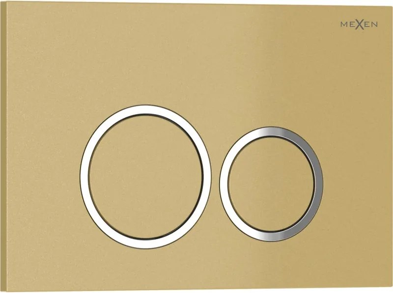 Mexen Tex 01 бутон за изплакване, златен - 6101-06