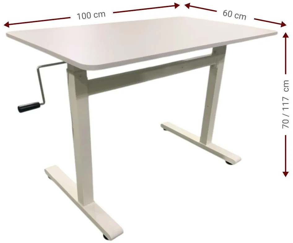 Бюро Adapt с регулируема височина