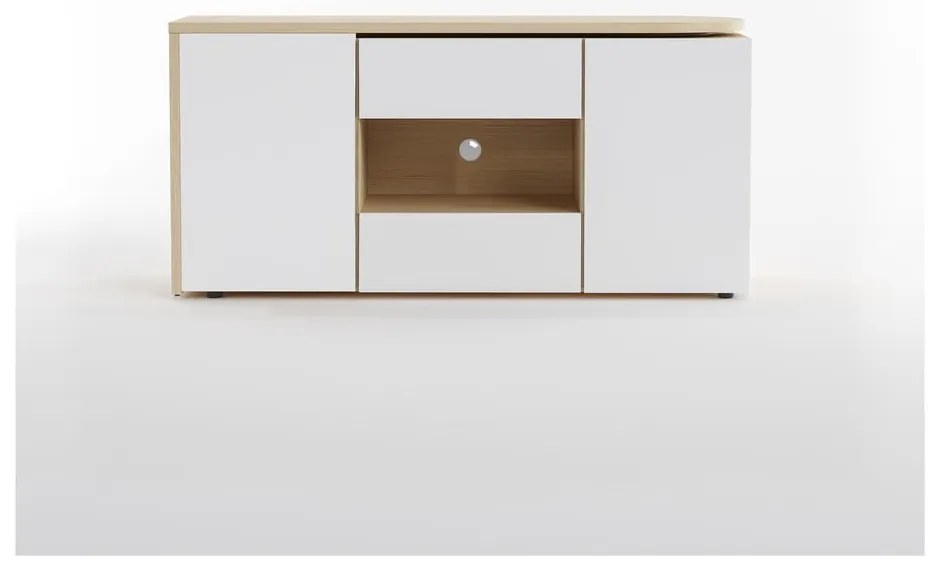 Работна маса с дъбов плот 48x159 cm Tango – TemaHome