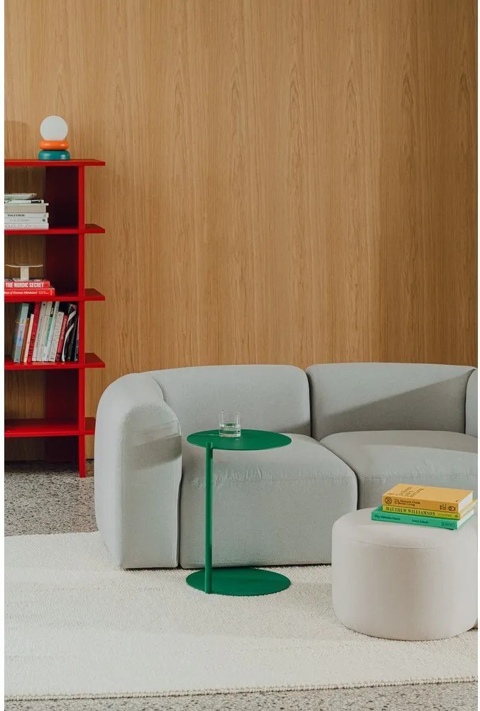 Стоманена кръгла странична масичка 41x40 cm Ande – noo.ma