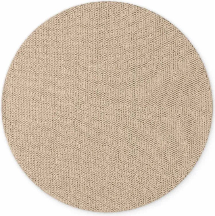 Бежов ръчно изработен вълнен кръгъл килим ø 200 cm Richmond Diana – Ted Baker