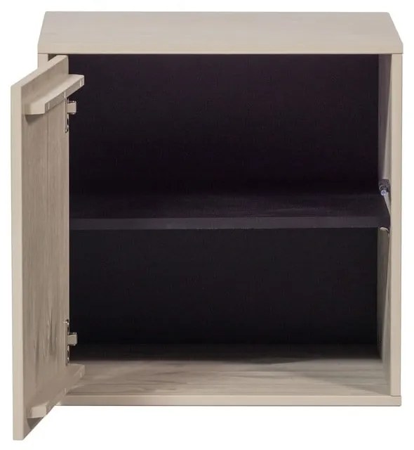 Кремав модулен гардероб от борова дървесина 100x200 cm Daily – vtwonen