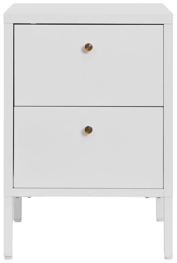 Бяло метално нощно шкафче Dalby – House Nordic