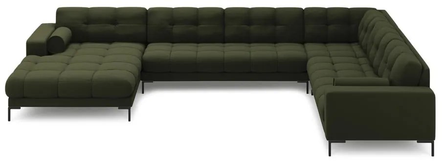Зелен ъглов диван (десен ъгъл) Bali – Cosmopolitan Design