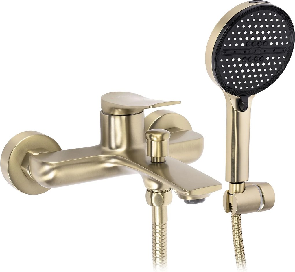 Смесител за вана PREMIUM REA Vision Brush Gold