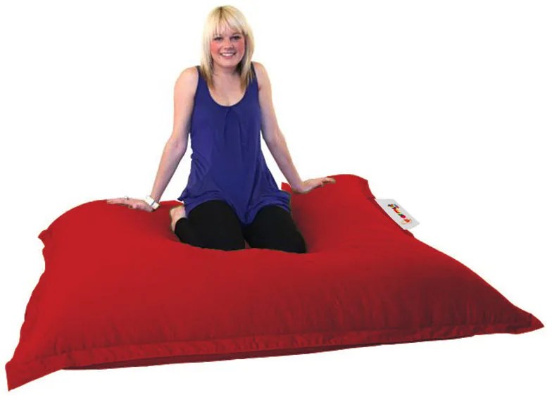 Градински пуф Cushion Pouf 100x100, цвят Червен