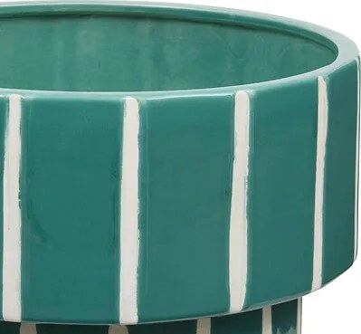 Кашпа atmosphera Flow, Керамика, Зелен, Ø30 cm