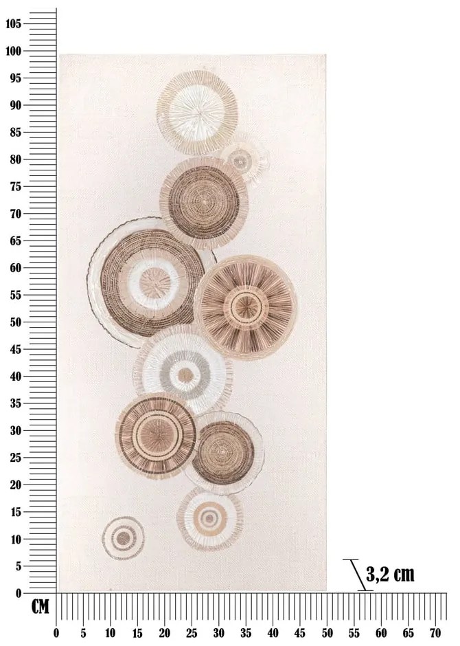 Живопис 50x100 cm Circly - Mauro Ferretti