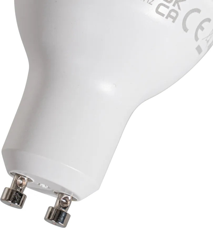 Комплект от 5 GU10 50мм прозрачни LED крушки 4.7W 400 lm 2200-2400K